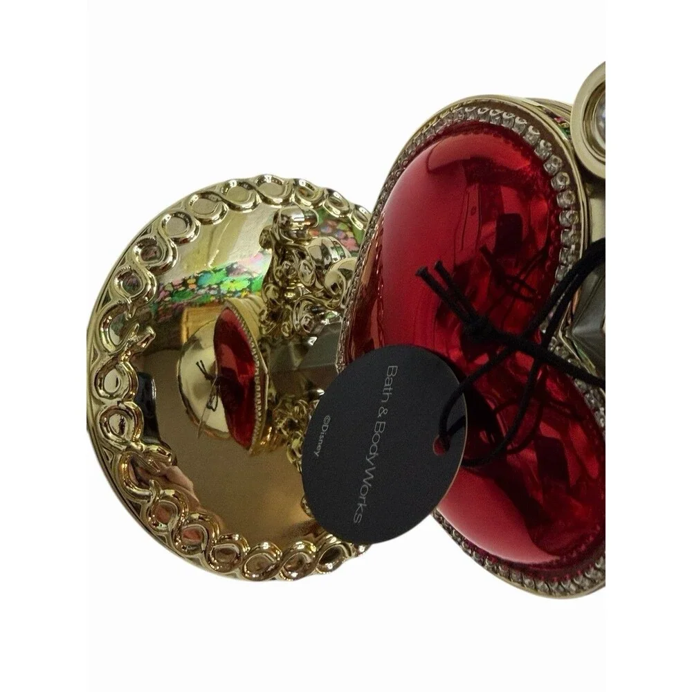 Bath & Body Works Evil Queen Pierced Heart Pedestal Disney 3-Wick Candle Holder - Picture 3 of 16